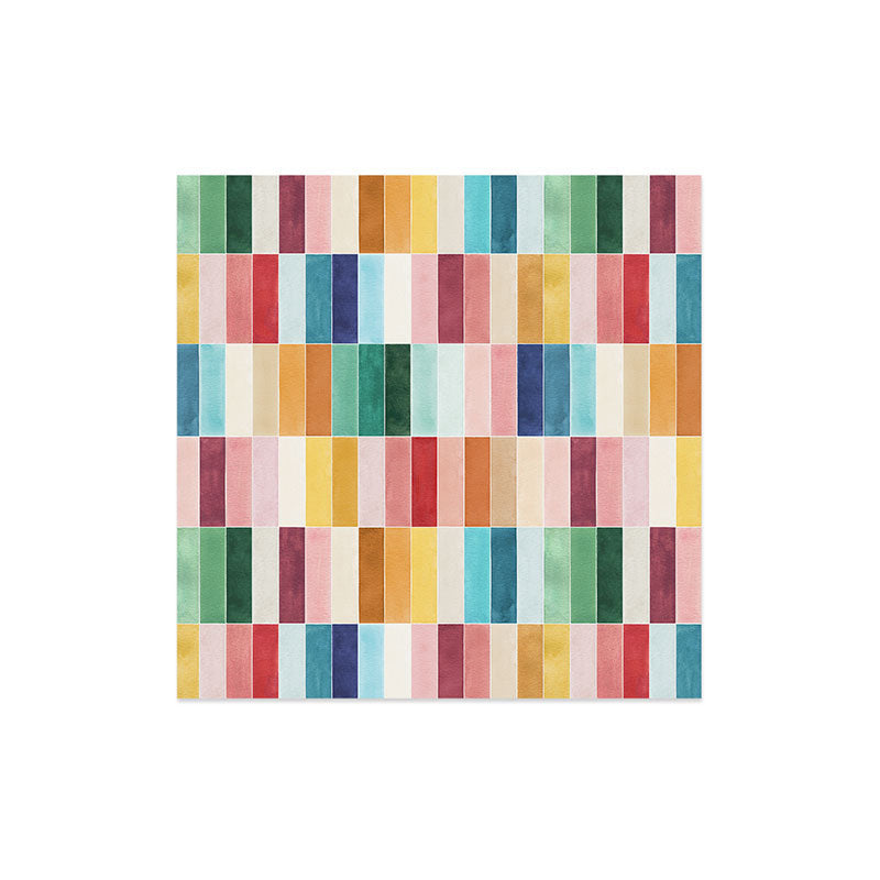 Ninola Design Modern Craft Rectangular Colorful Tiles Color Utopia Art Print