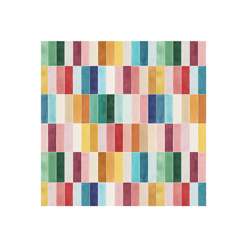 Ninola Design Modern Craft Rectangular Colorful Tiles Color Utopia Art Print