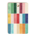 Ninola Design Modern Craft Rectangular Colorful Tiles Color Utopia Cutting Board Rectangle