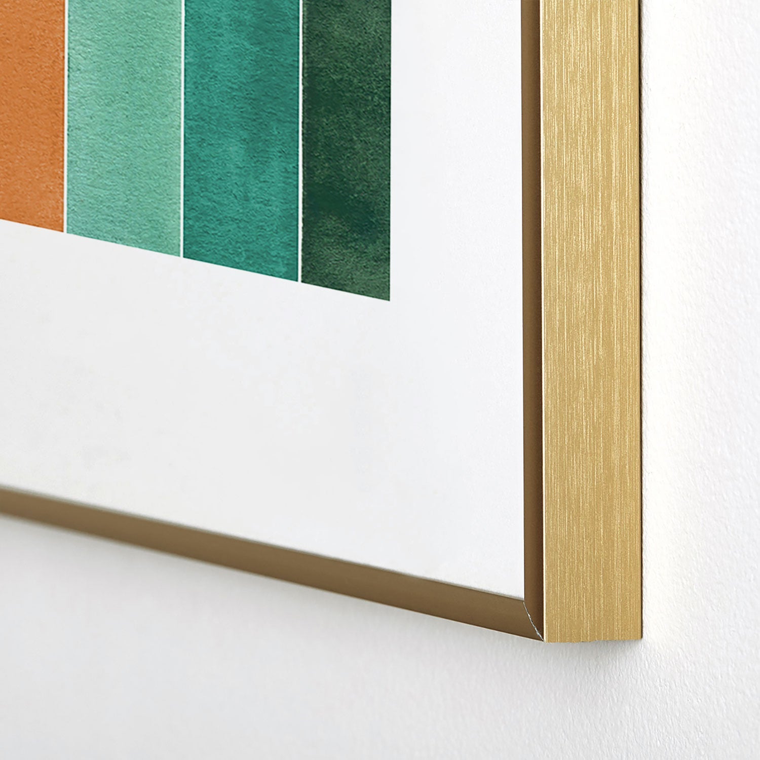 Ninola Design Modern Craft Rectangular Colorful Tiles Color Utopia Metal Framed Art Print