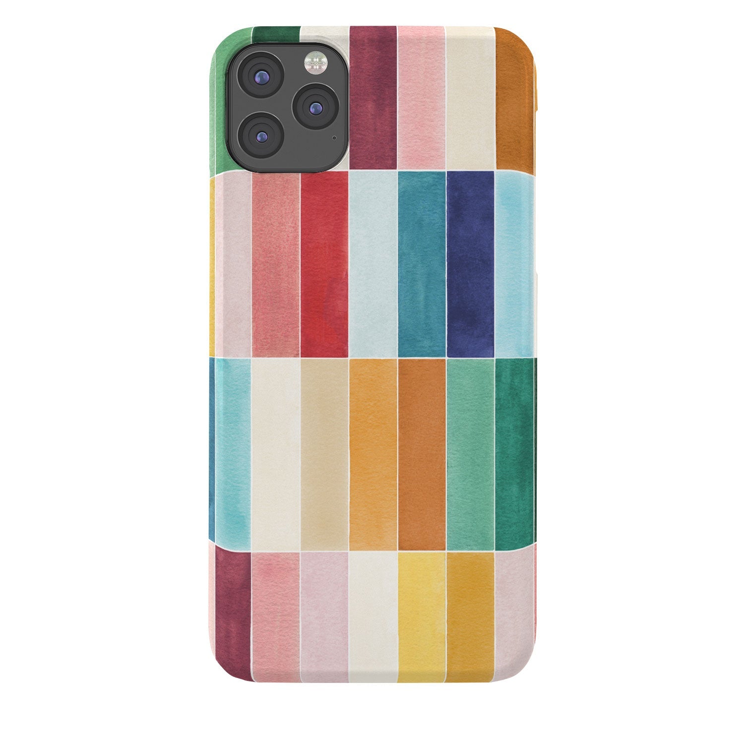 Ninola Design Modern Craft Rectangular Colorful Tiles Color Utopia Phone Case