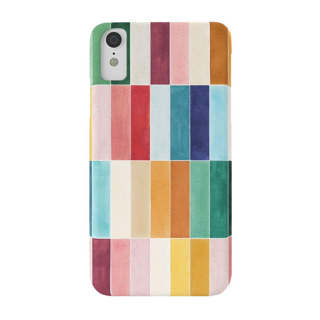 Ninola Design Modern Craft Rectangular Colorful Tiles Color Utopia Phone Case