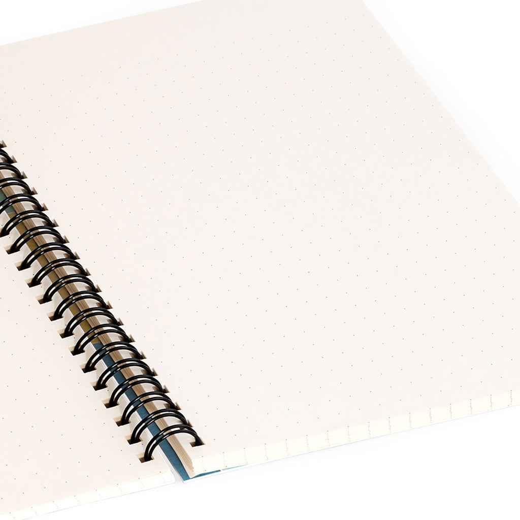 Ninola Design Modern Craft Rectangular Colorful Tiles Color Utopia Spiral Notebook