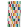 Ninola Design Modern Craft Rectangular Colorful Tiles Color Utopia Beach Towel