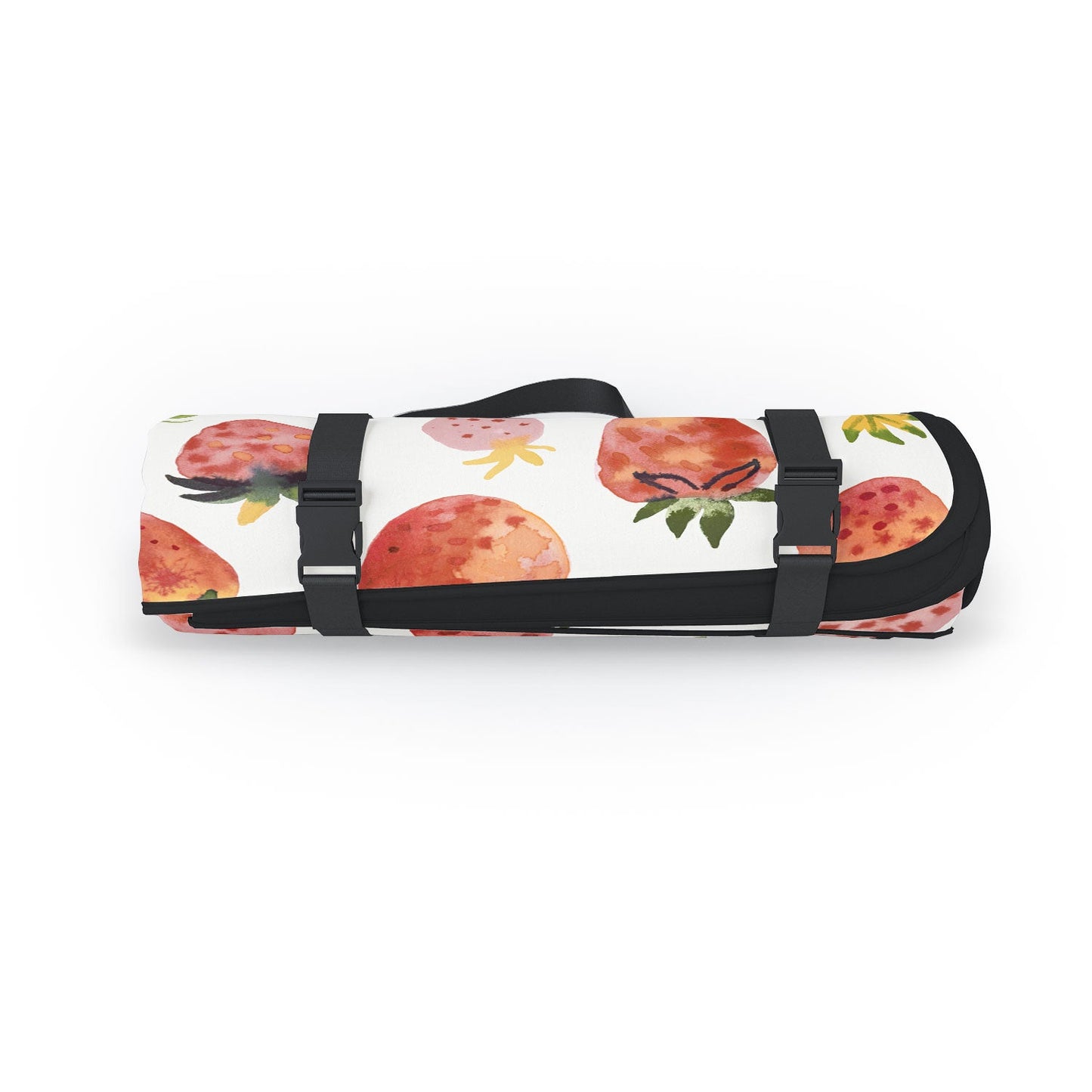 Ninola Design Strawberries Countryside Summer Picnic Blanket