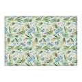 Ninola Design Tuscany Olive Green Leaves Outdoor Rug
