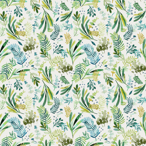 Ninola Design Tuscany Olive Green Leaves Shower Curtain