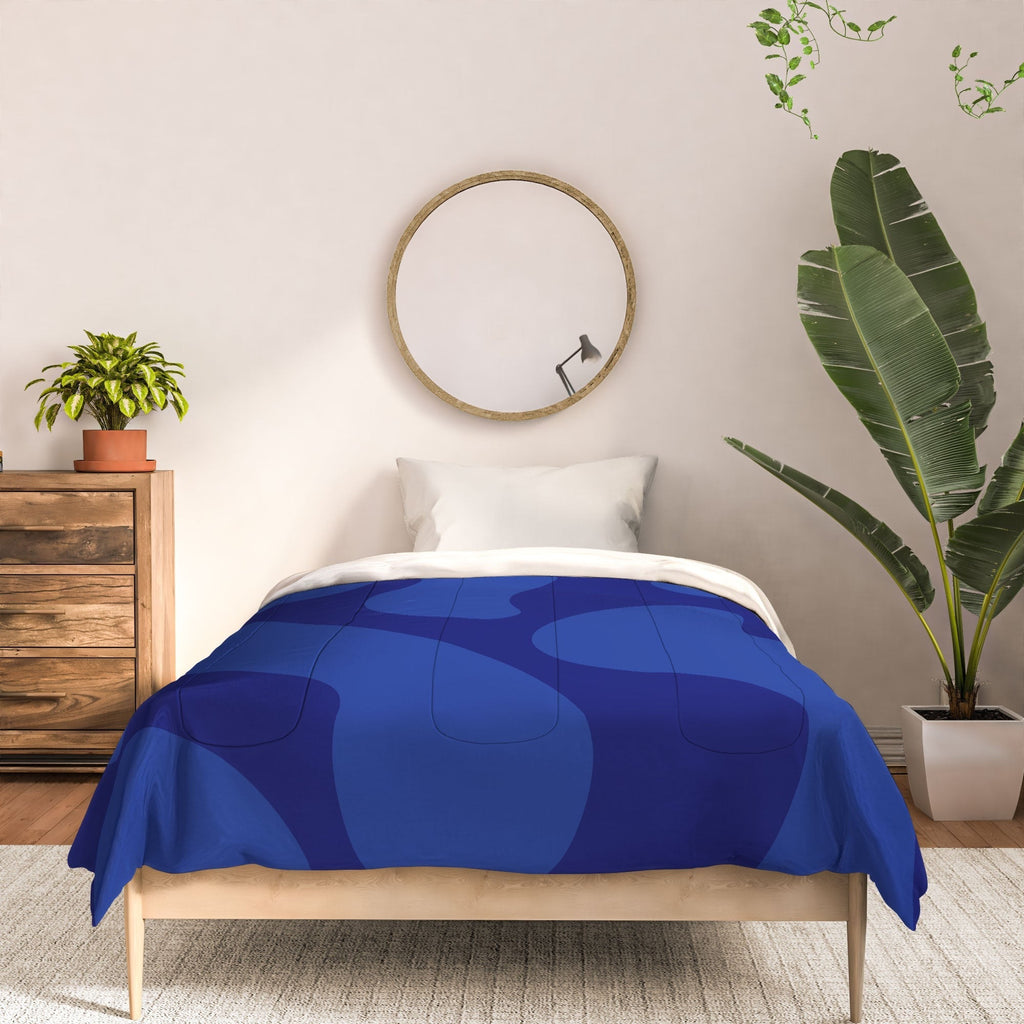 Camilla Foss Blue Pebble Comforter