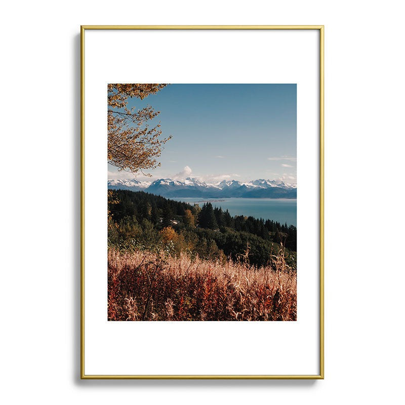 Hannah Kemp Homer Metal Framed Art Print