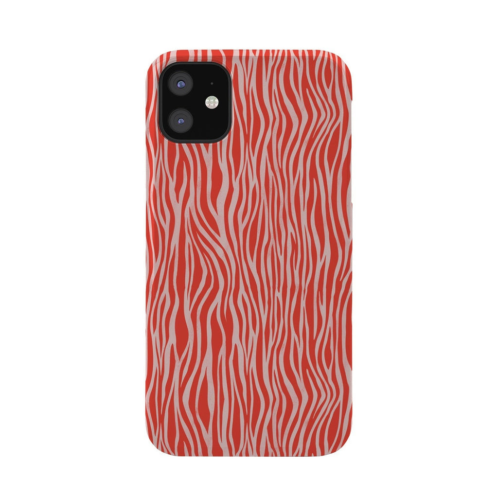 Avenie BR Red Zebra Stripe Phone Case