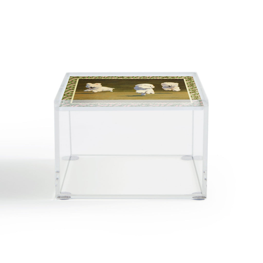 NKTN Three Dogs Running Acrylic Box