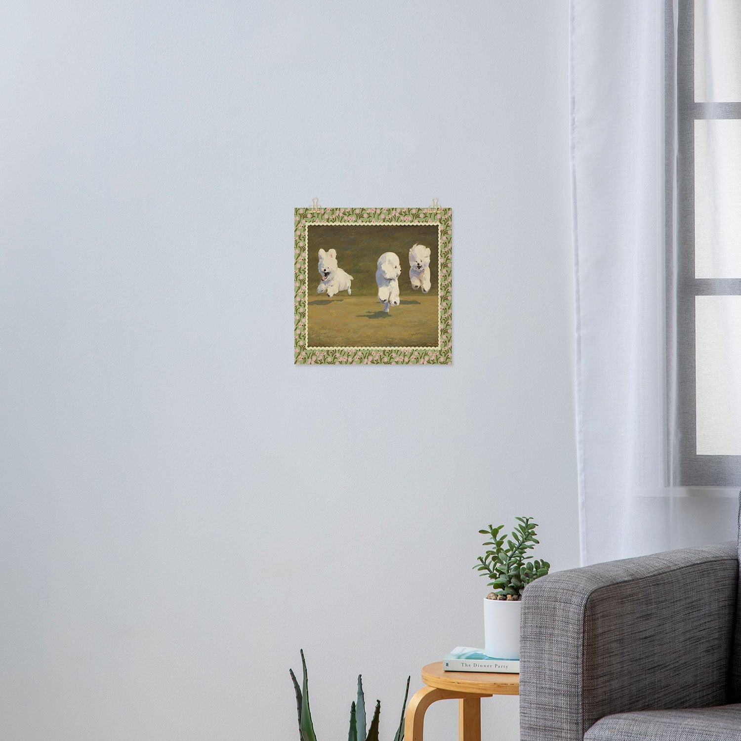 NKTN Three Dogs Running Art Print