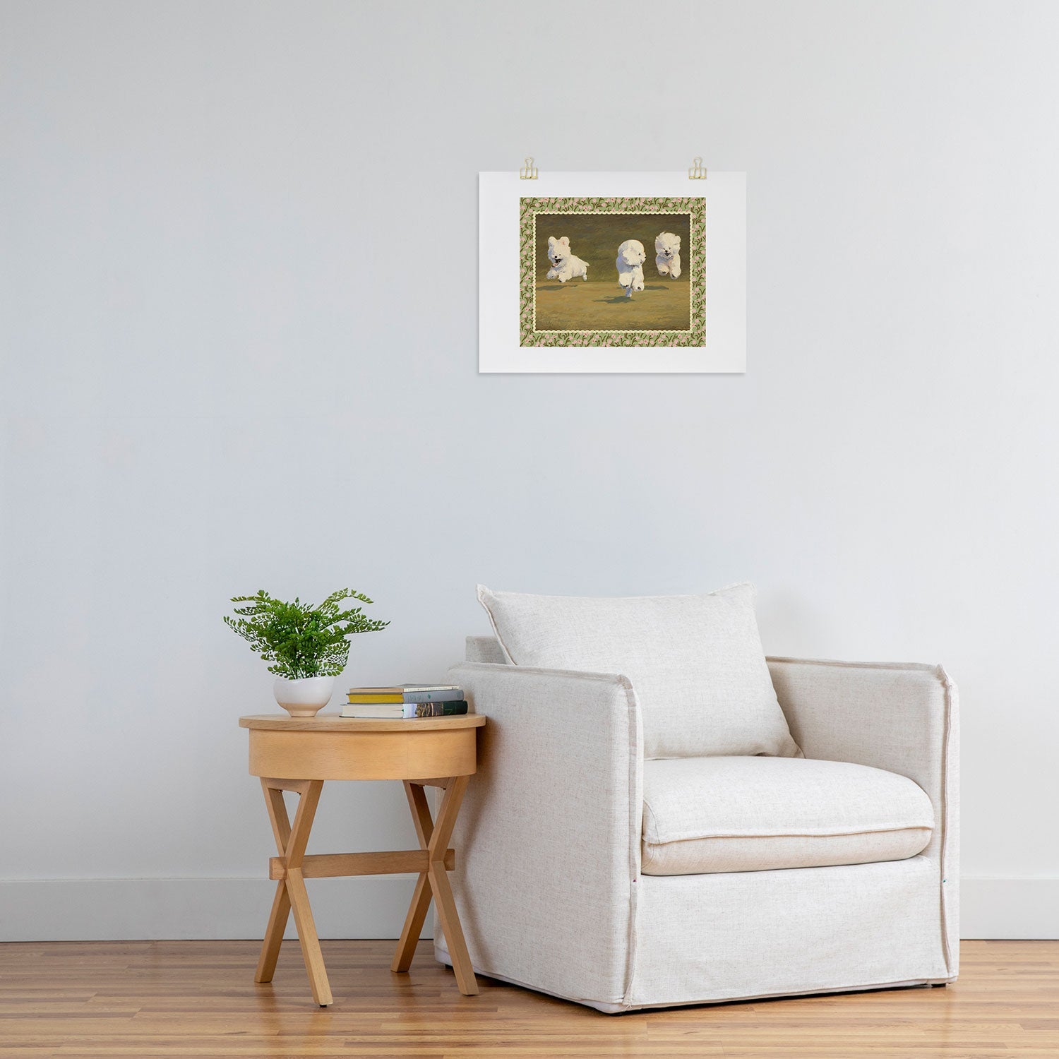 NKTN Three Dogs Running Art Print