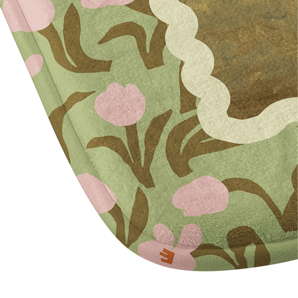 NKTN Three Dogs Running Memory Foam Bath Mat