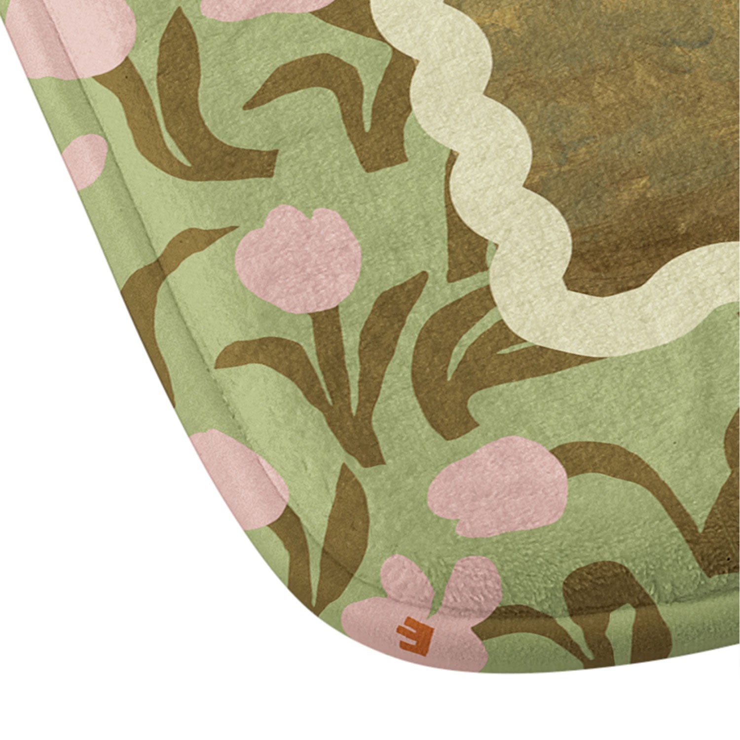 NKTN Three Dogs Running Memory Foam Bath Mat