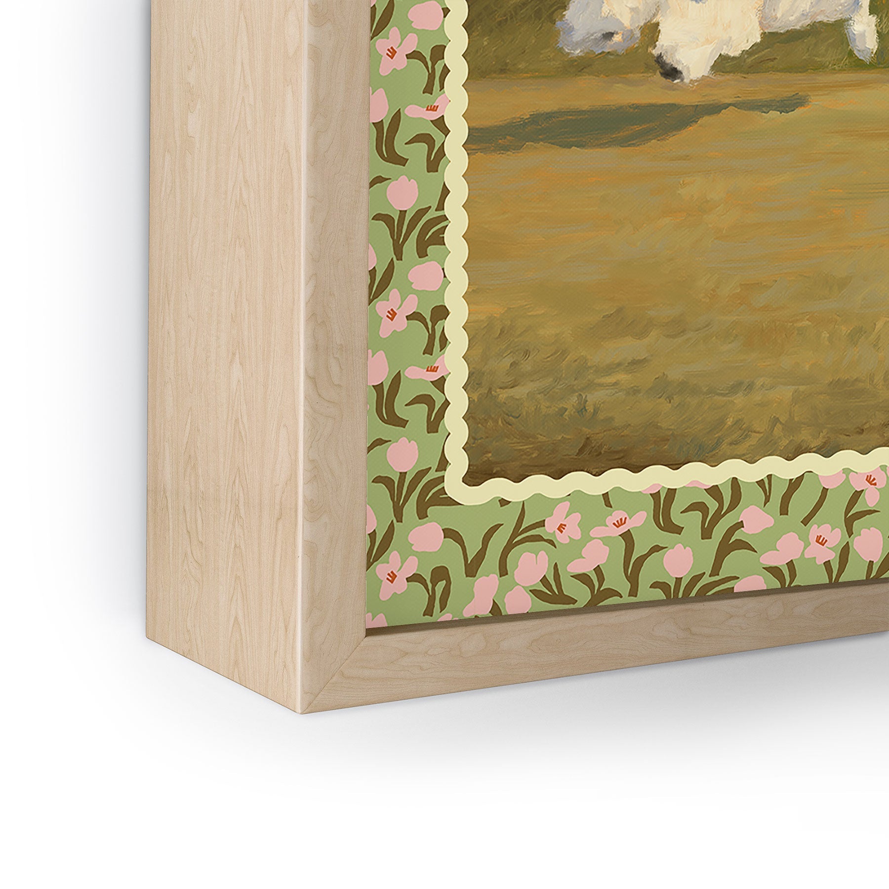 NKTN Three Dogs Running Framed Mini Art Print