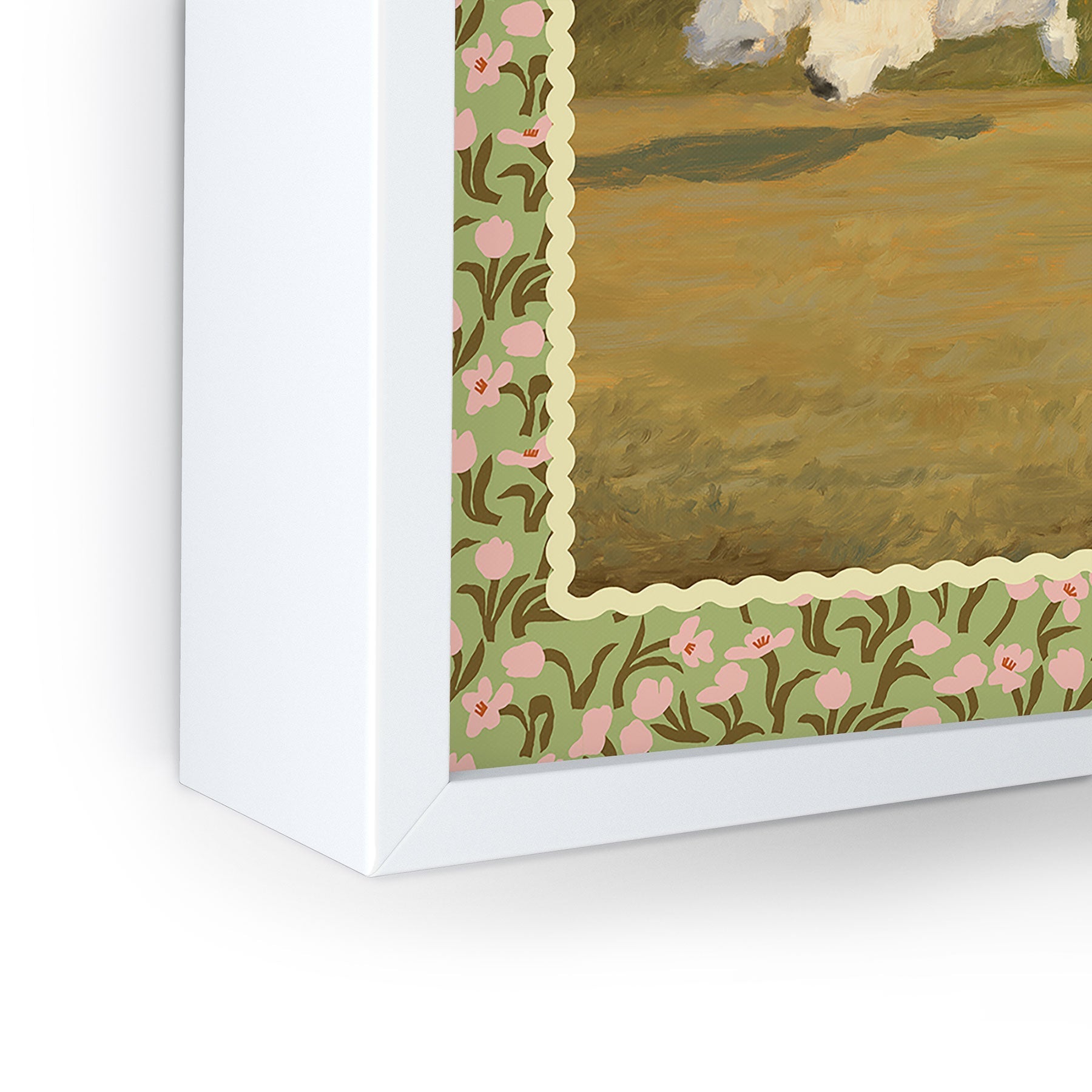 NKTN Three Dogs Running Framed Mini Art Print