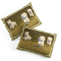 NKTN Three Dogs Running Pillow Shams