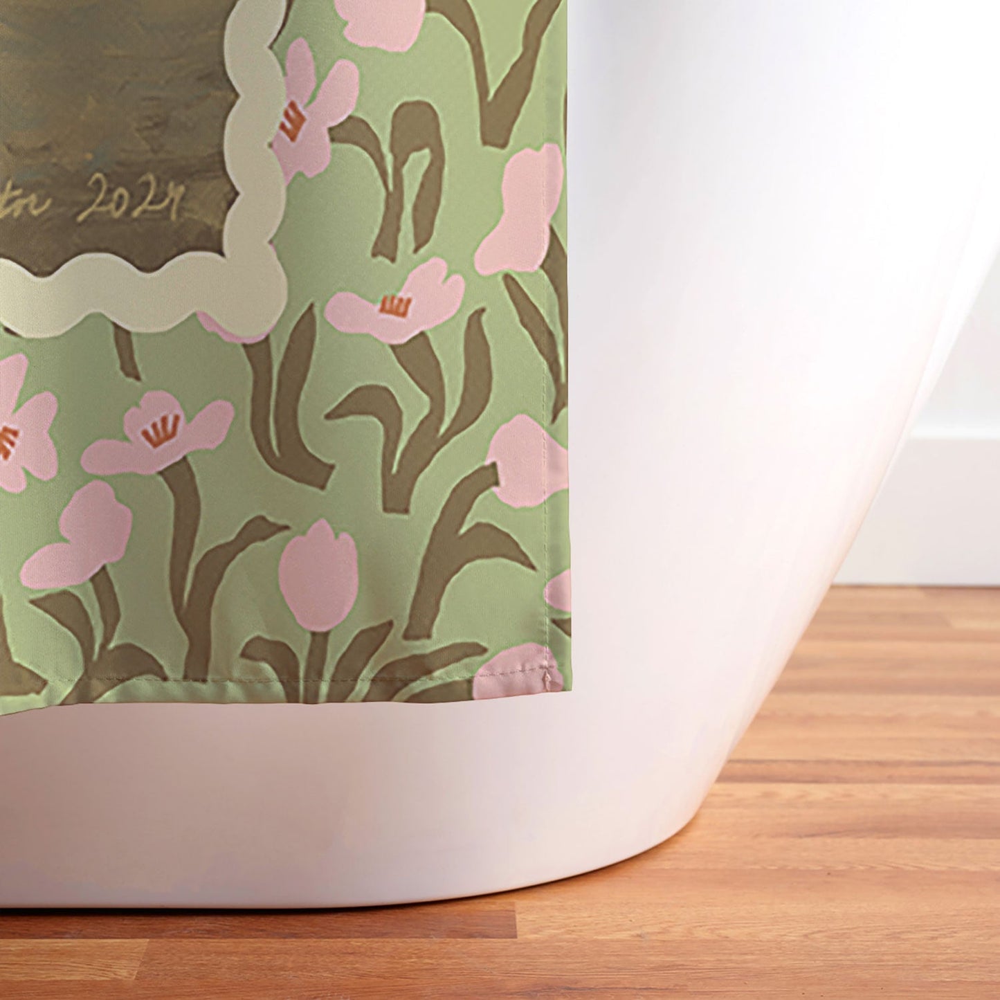 NKTN Three Dogs Running Shower Curtain