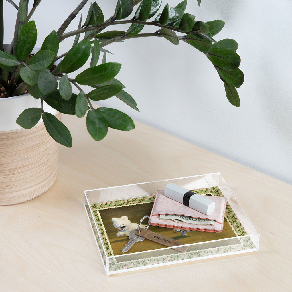 NKTN Three Dogs Running Acrylic Tray