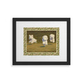 NKTN Three Dogs Running Framed Art Print