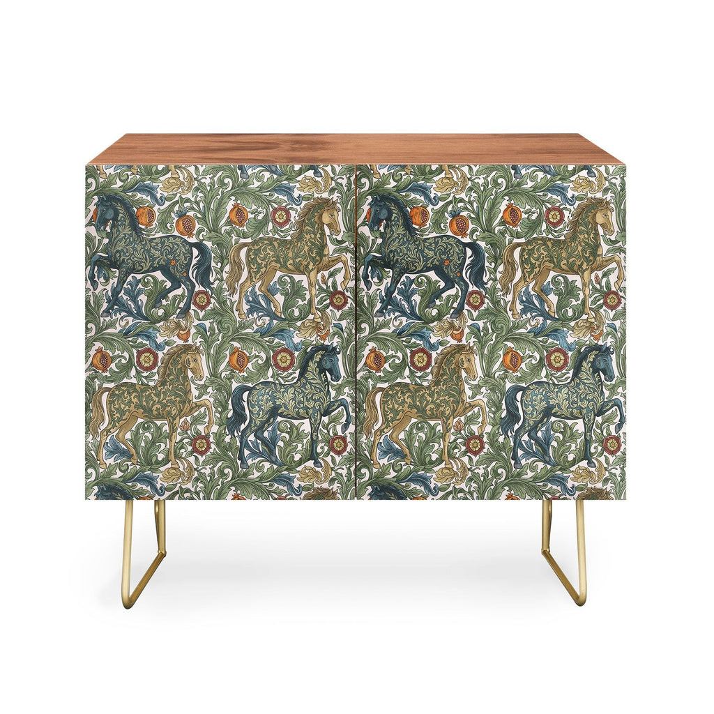 Marta Barragan Camarasa Renaissance Horse Garden Credenza