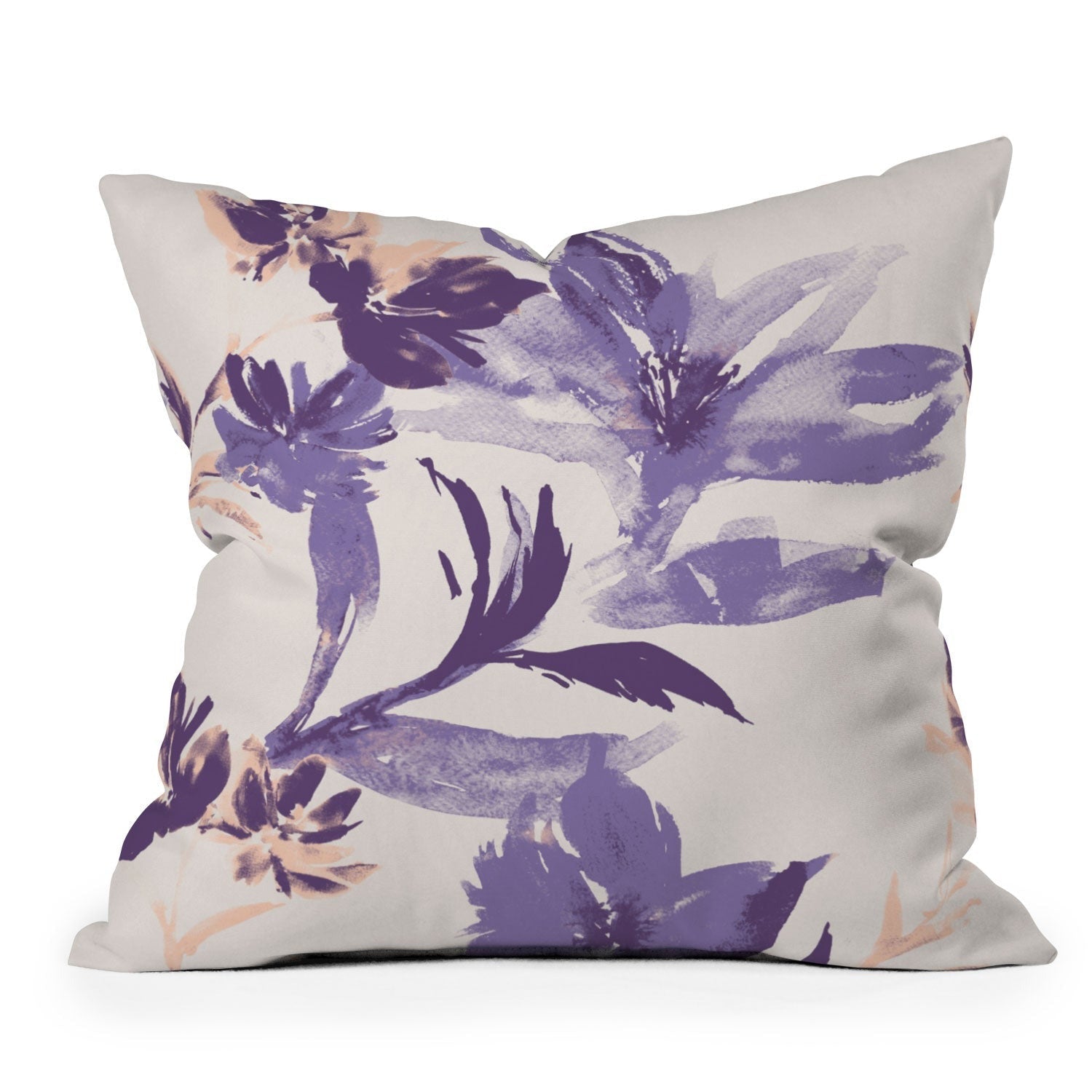 Gabriela Fuente Emma Classic Floral Outdoor Throw Pillow