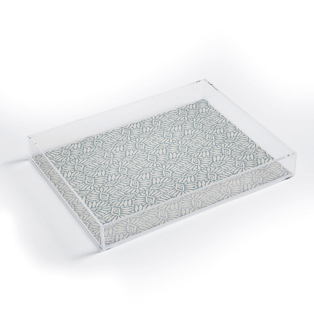 CoastL Studio Palm Ogee Acrylic Tray