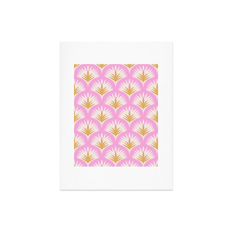 Jennifer Labre Pink Palmetto Art Print