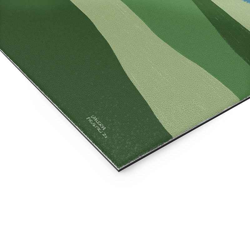 Valeria Frustaci Red roof in Iceland Welcome Mat