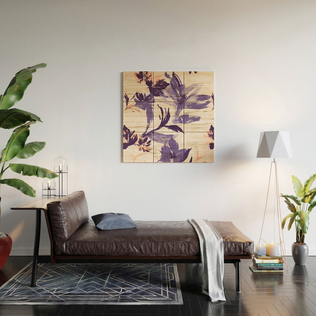 Gabriela Fuente Emma Classic Floral Wood Wall Mural