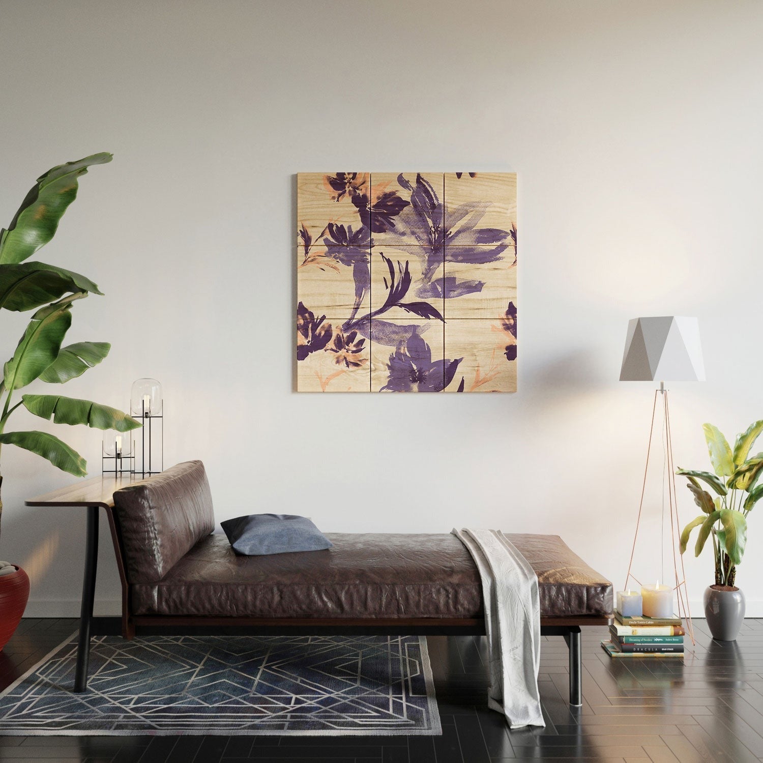 Gabriela Fuente Emma Classic Floral Wood Wall Mural