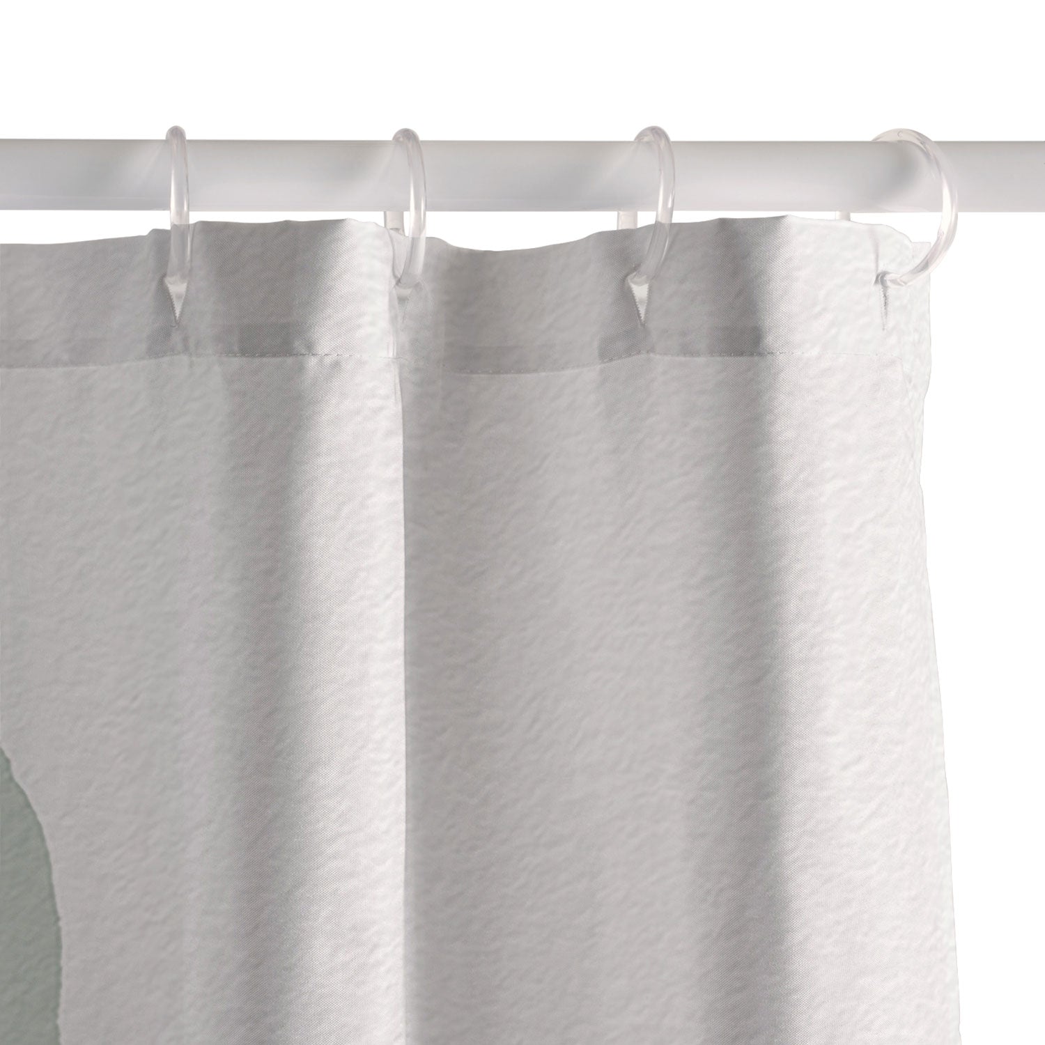 norarikka Dog and a Mini HalfRound Window Shower Curtain