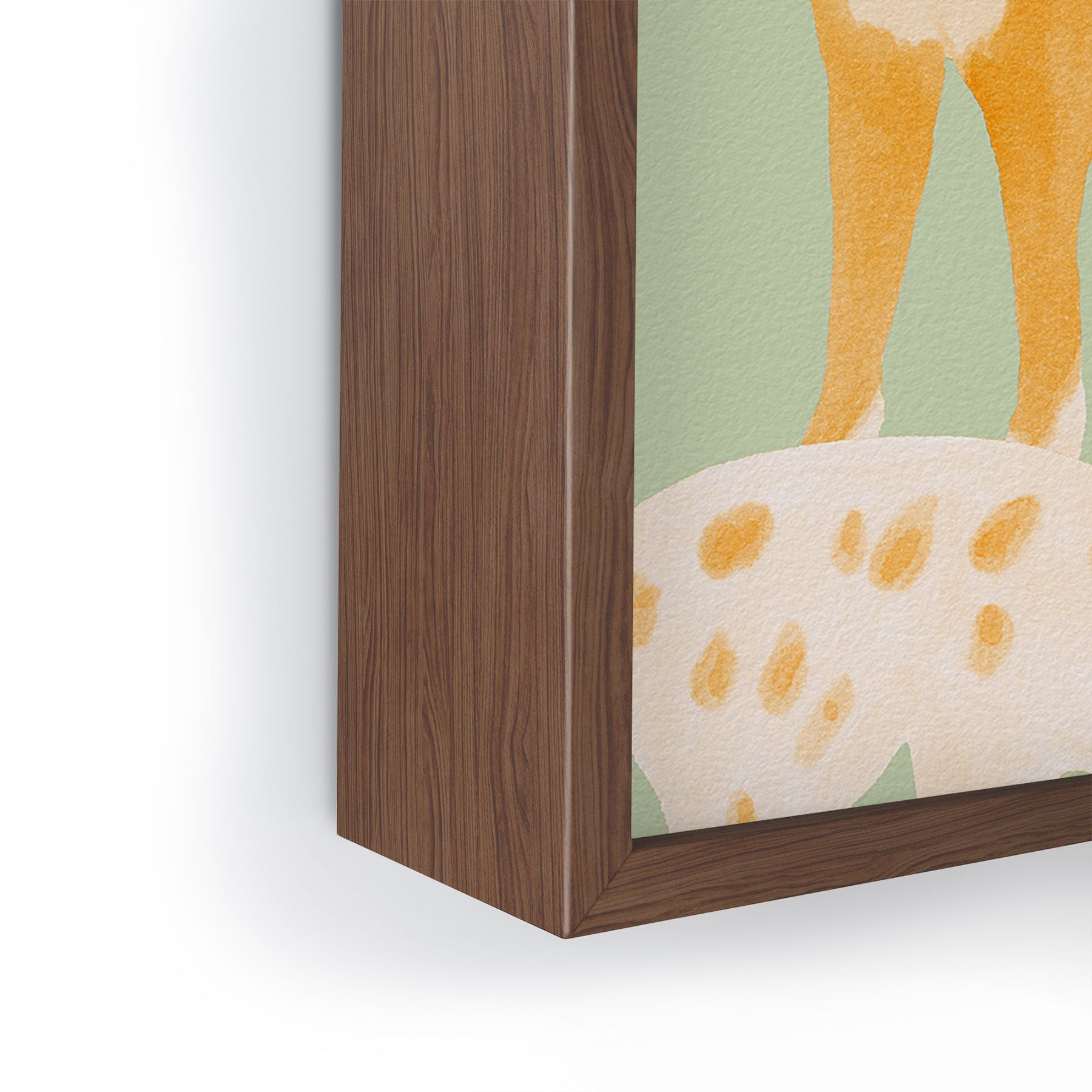 norarikka Three Dogs Lined Up Framed Mini Art Print