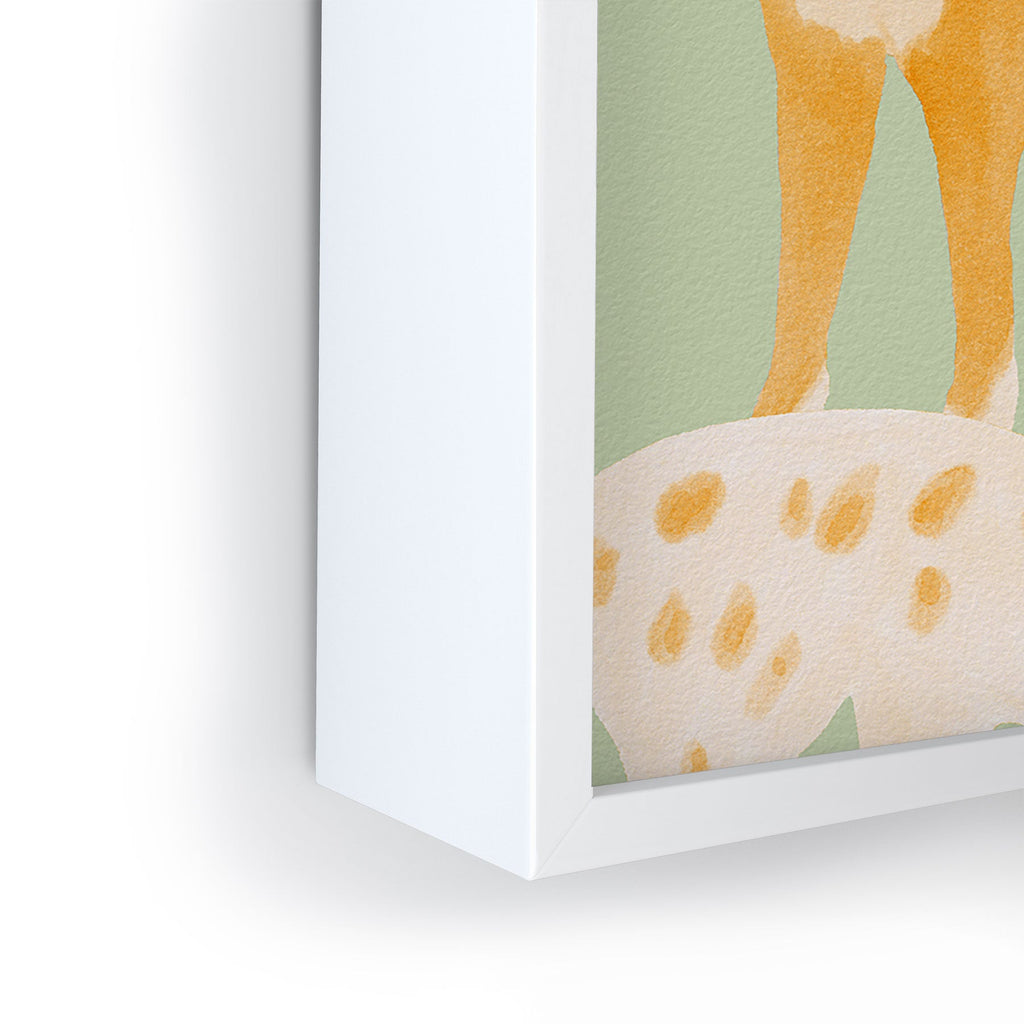 norarikka Three Dogs Lined Up Framed Mini Art Print
