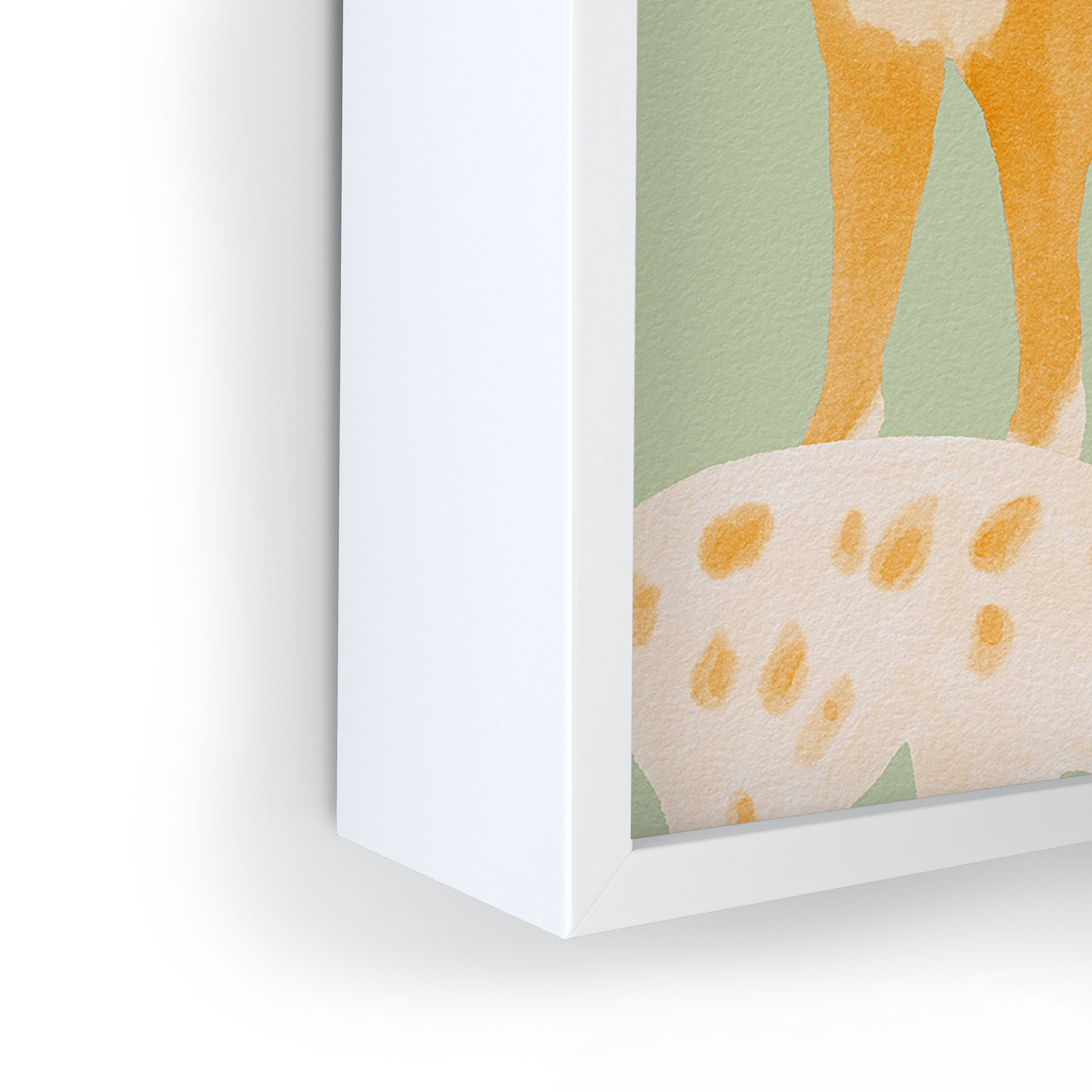 norarikka Three Dogs Lined Up Framed Mini Art Print