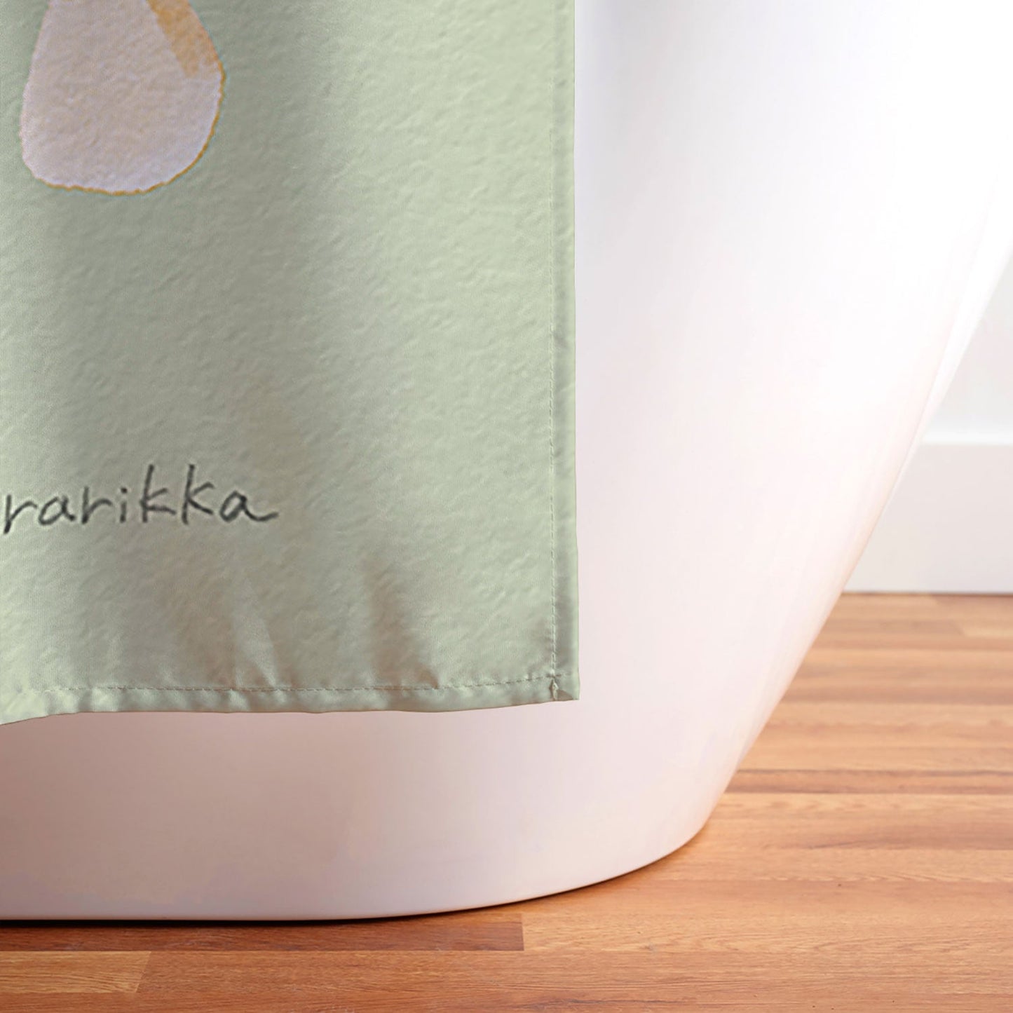 norarikka Three Dogs Lined Up Shower Curtain