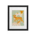 norarikka Three Dogs Lined Up Framed Art Print