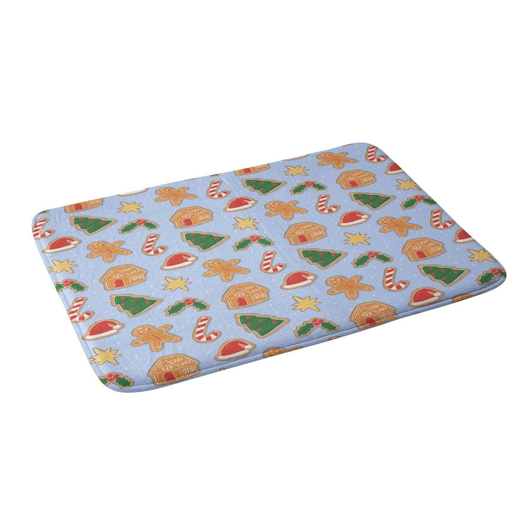 Love_Ryming Christmas Cookies Memory Foam Bath Mat
