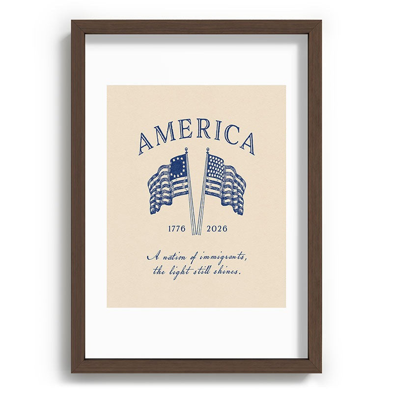 DENY Designs America250 Recessed Framing Rectangle
