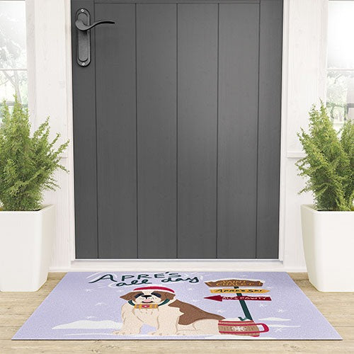Design by Spark St Bernard Apres All Day Welcome Mat
