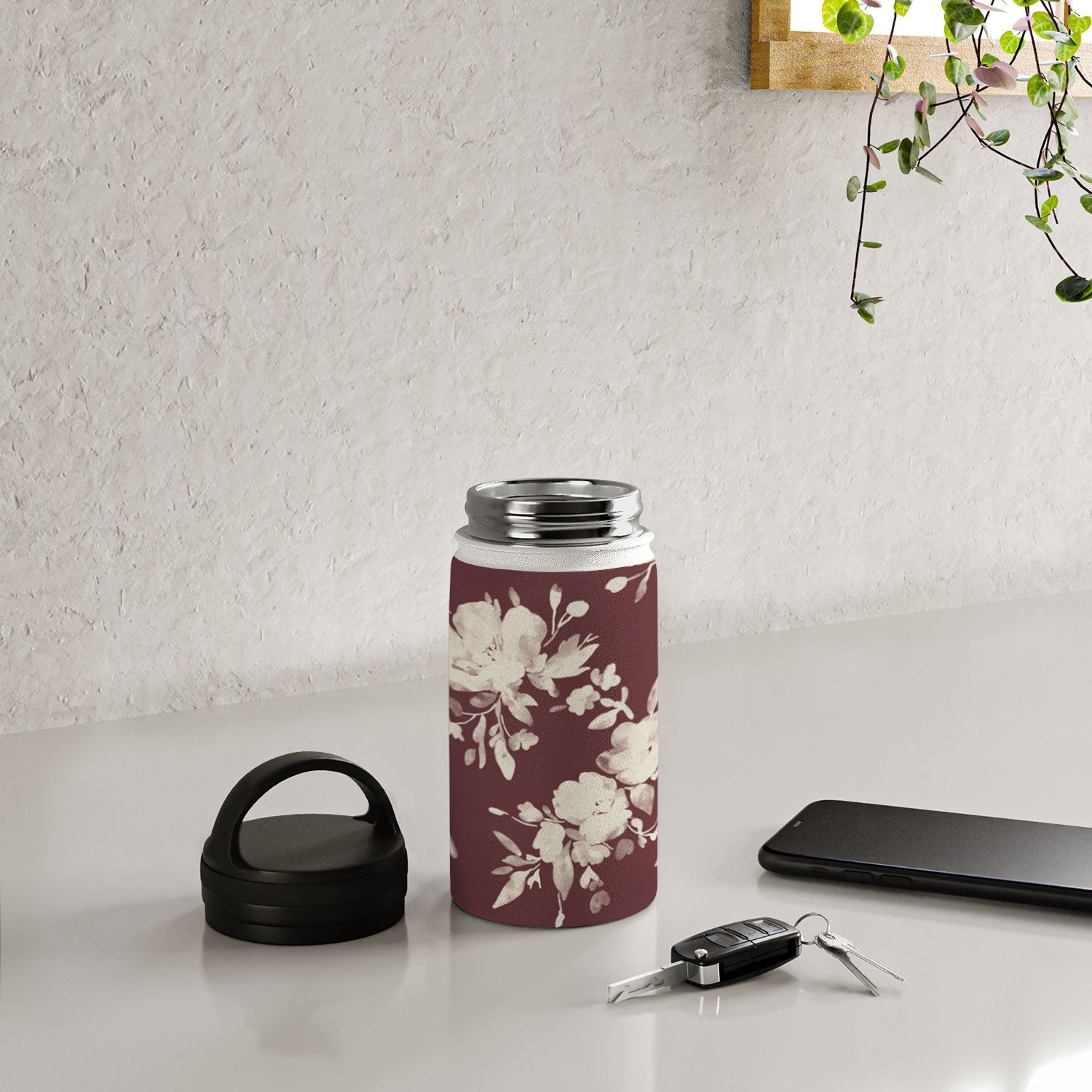 Marta Barragan Camarasa Antique Petal Romance Water Bottle