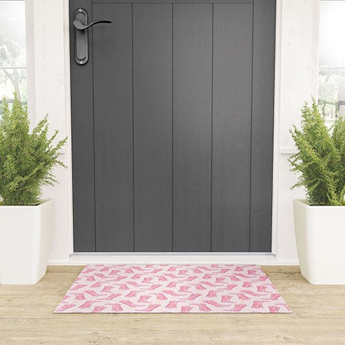 Love_Ryming Stars and Boots Welcome Mat
