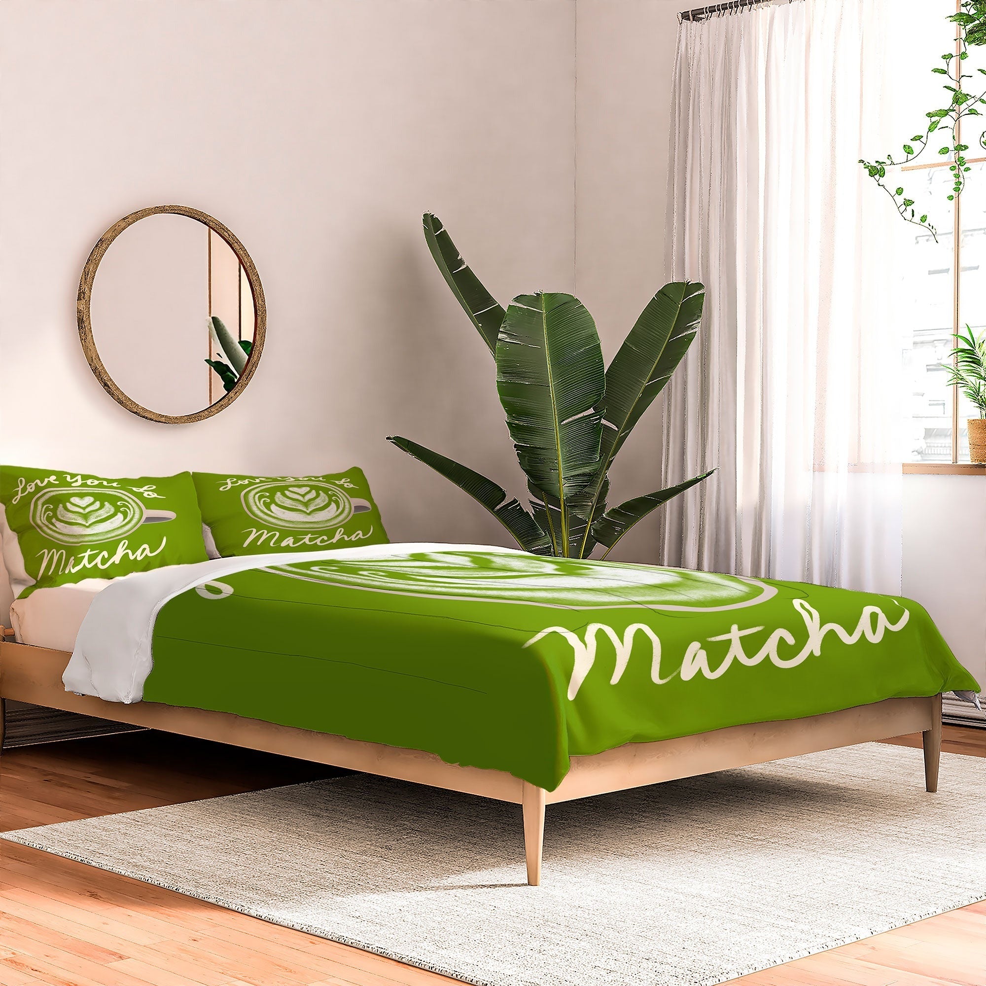 Design by Spark Love You So Matcha Comforter
