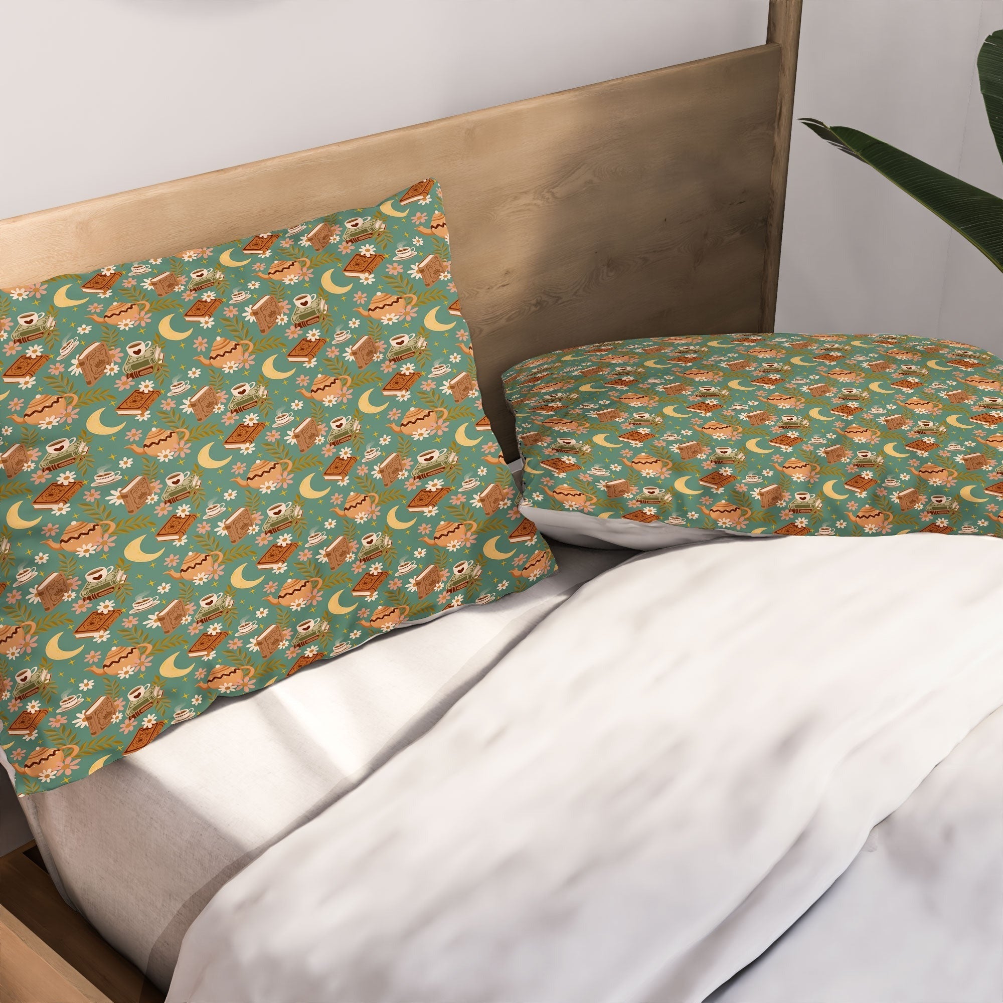 Avenie Moonlit Reading Nook I Pillow Shams