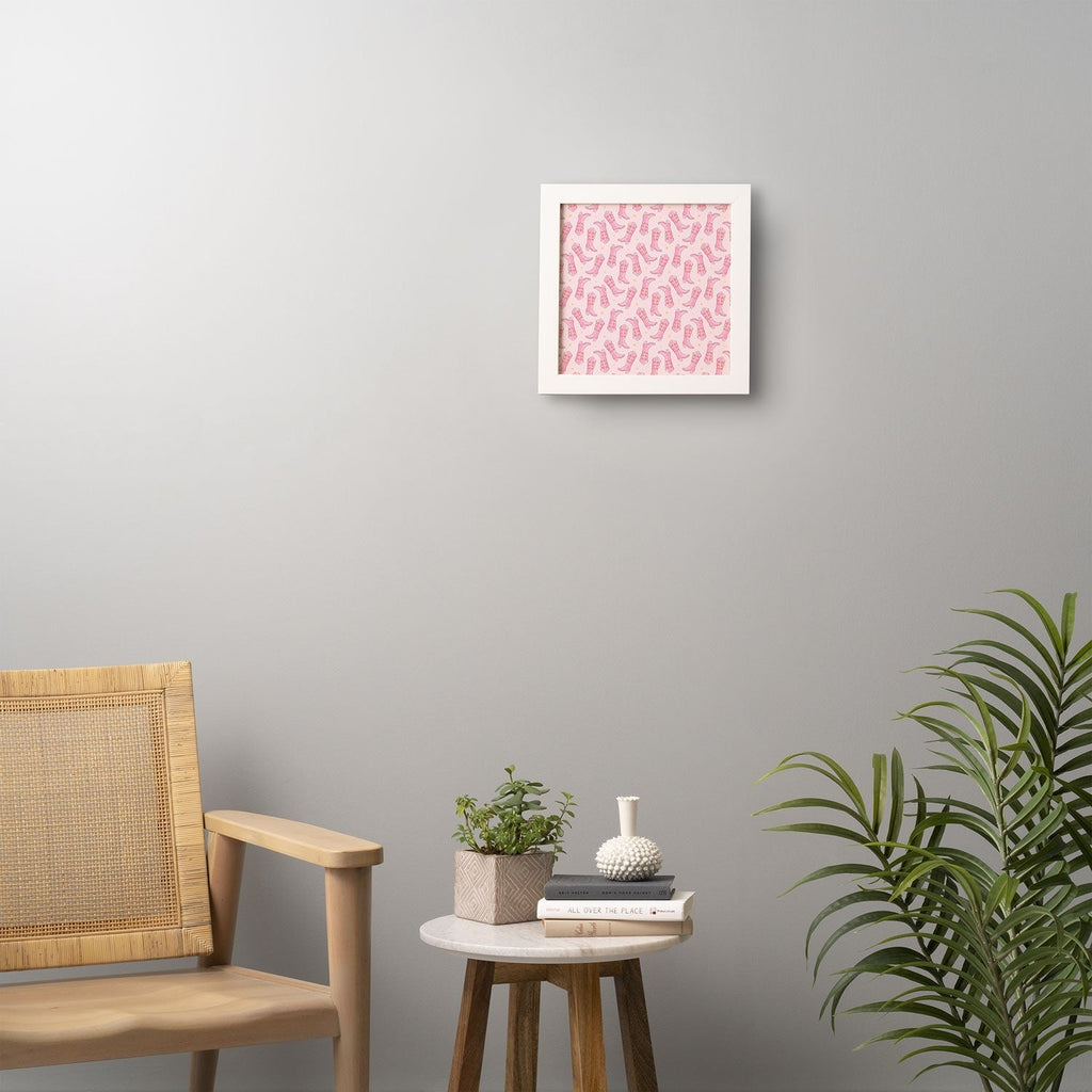 Love_Ryming Stars and Boots Framed Wall Art