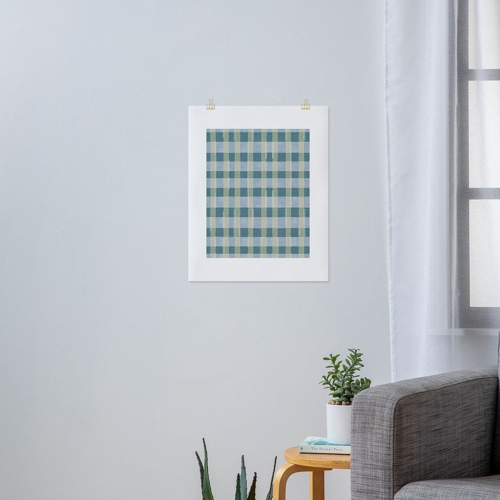 Marta Barragan Camarasa Country Style Checks Art Print