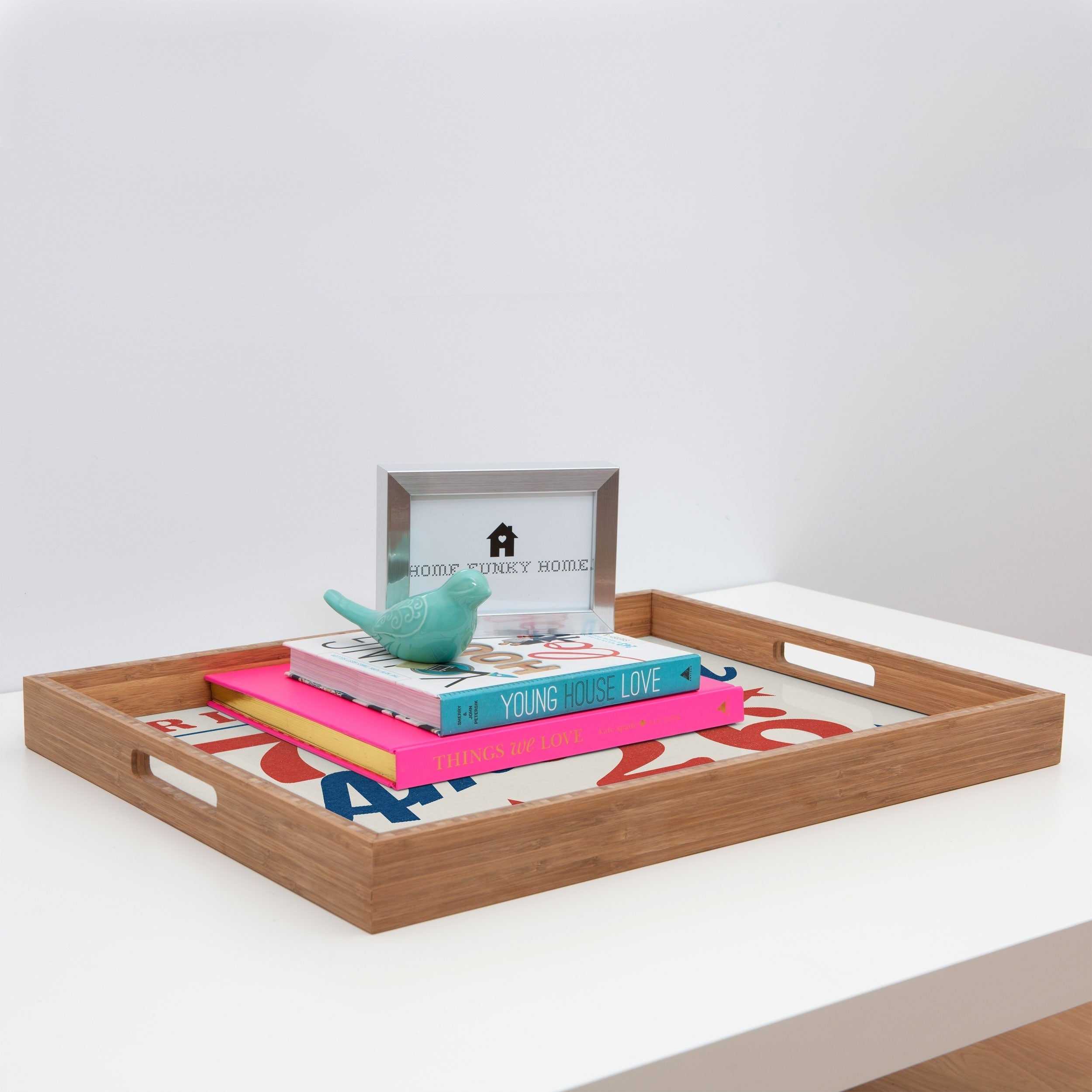 DENY Designs Bright Stars Bright Stripes Rectangular Tray