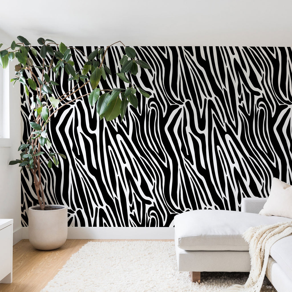 Jennifer Labre Wild Zebra Wall Mural