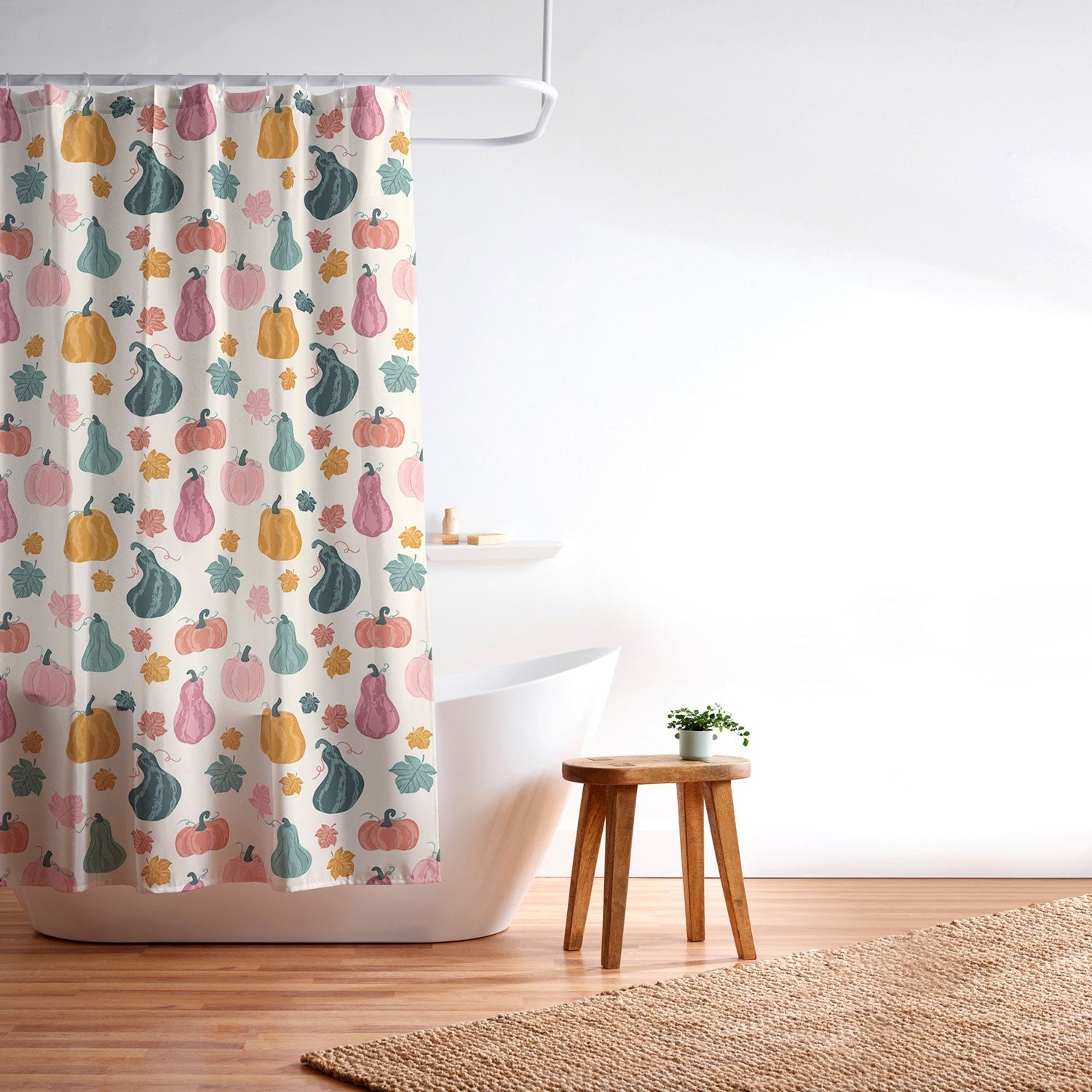 Design by Spark Gourdgeous Autumn Shower Curtain